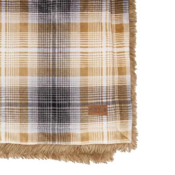 Orvis Cozy Luxe Throw color Brown - Picture 2 of 6